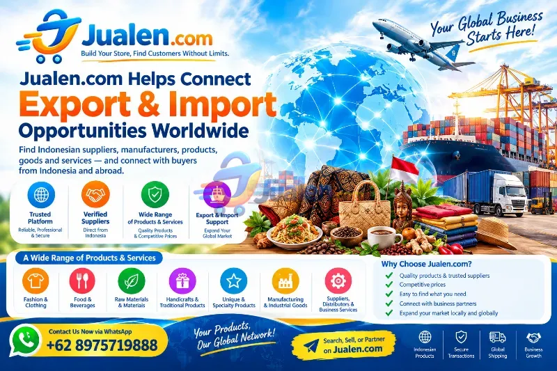 Jualen.com Helps Connect Export & Import Opportunities Worldwide