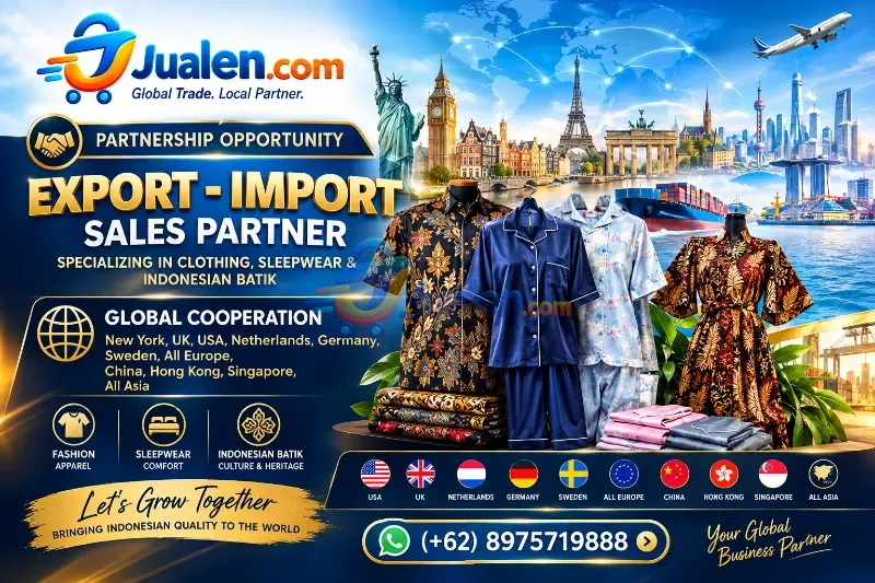 Indonesian Batik Global Export & Import Partner for Indonesian Clothing, Sleepwear & Authentic