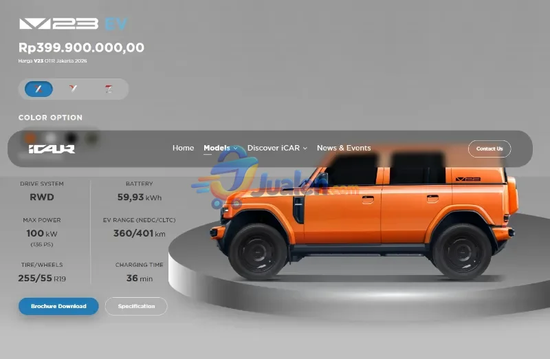 iCAR Indonesia: Mobil Listrik SUV Modern dengan Desain Boxy, Teknologi Cerdas dan Karakter Petualang